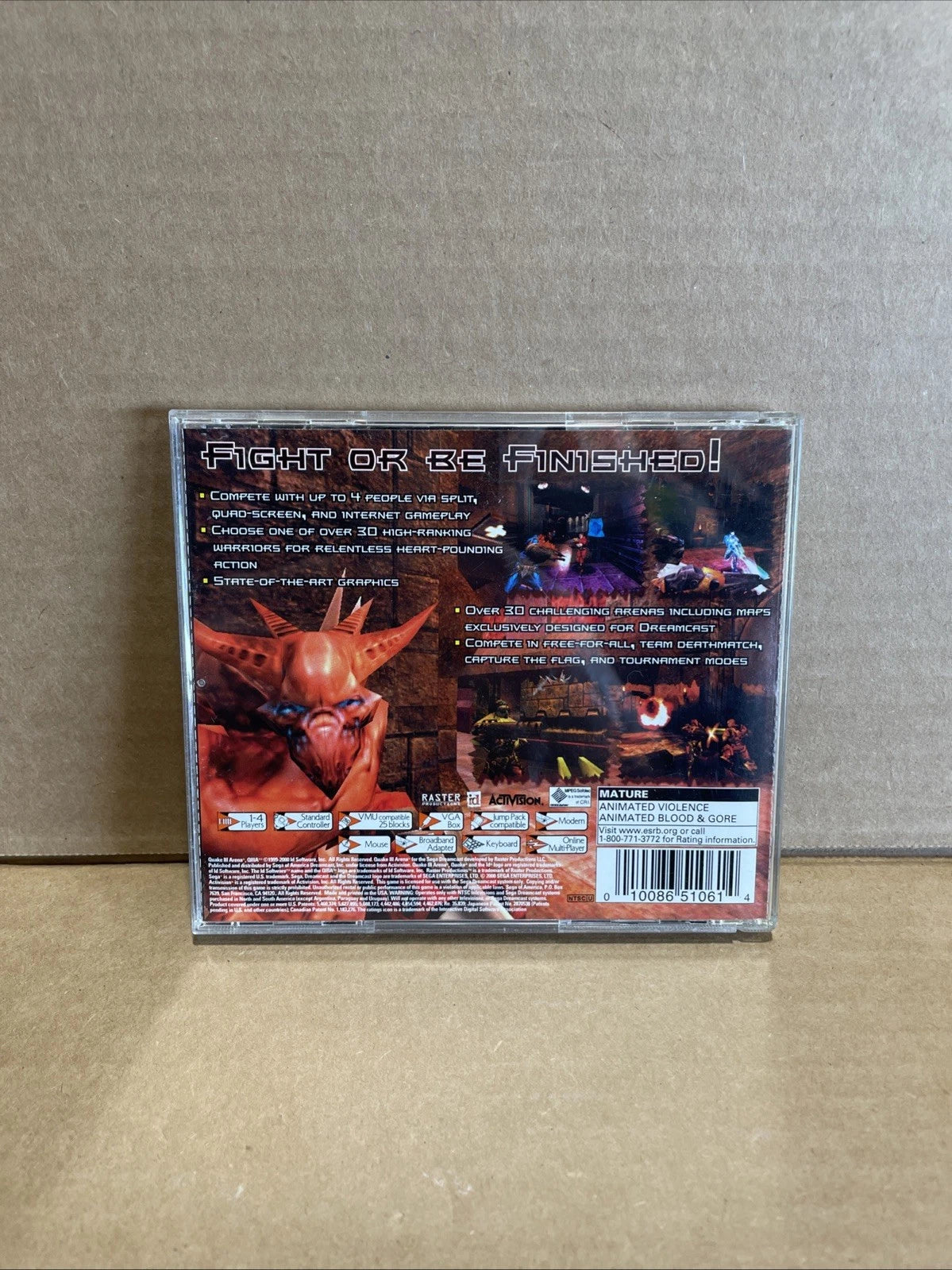 Quake III 3 Arena (Sega Dreamcast) CIB COMPLETE & TESTED