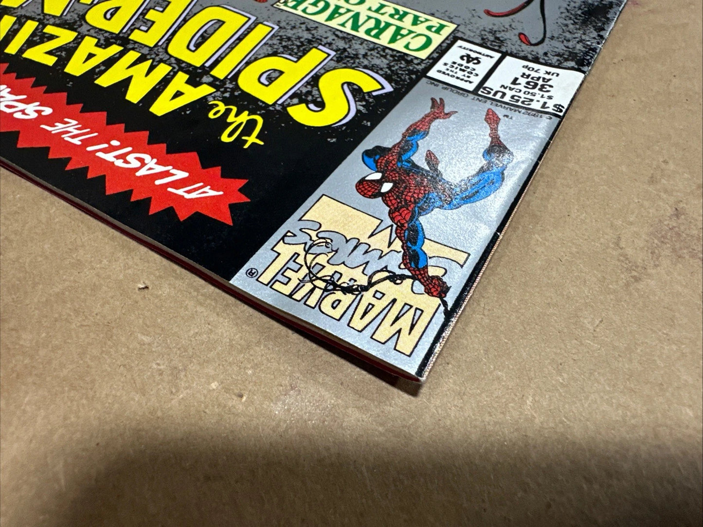 The Amazing Spider-Man #361 (Marvel Comics April 1992) 1st App 2nd Print
