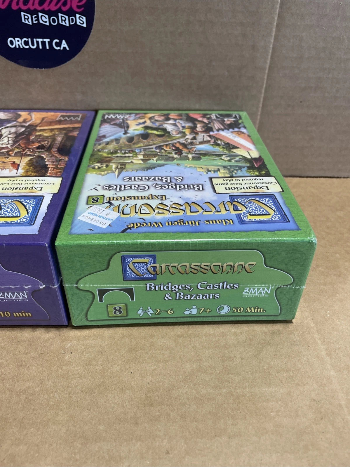 Carcassonne Expansion #3 + Expansion 6 + Expansion 8 Z-Man Games Brand New Lot 3