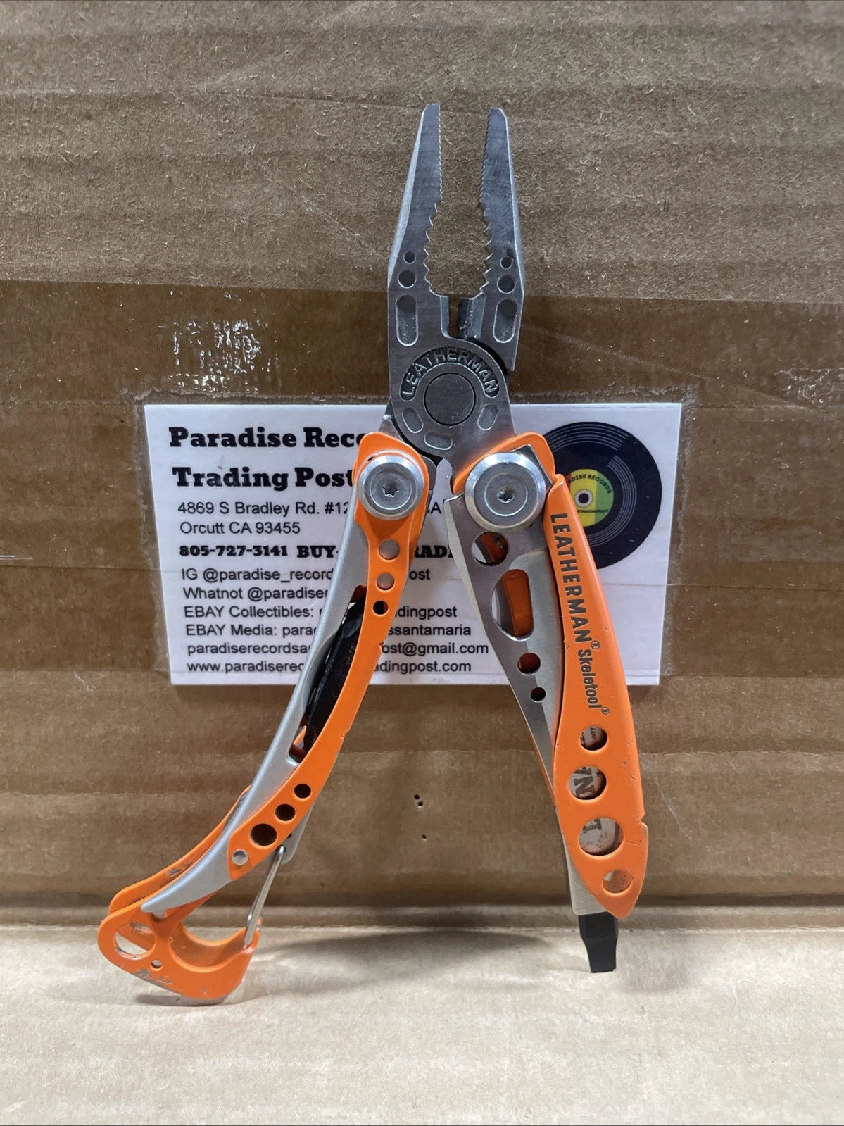AUTHENTIC LEATHERMAN SKELETOOL RX RESCUE ORANGE