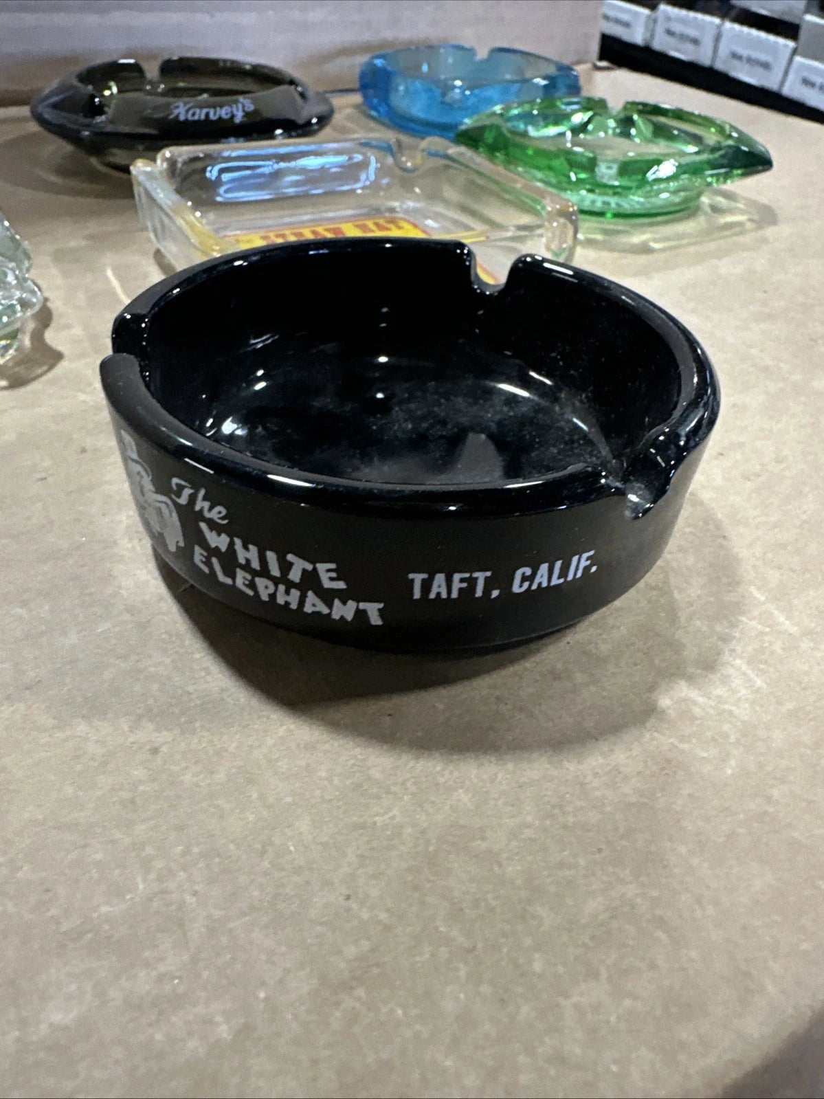 Vintage Glass Ashtray Lot 13 California Nevada Lot