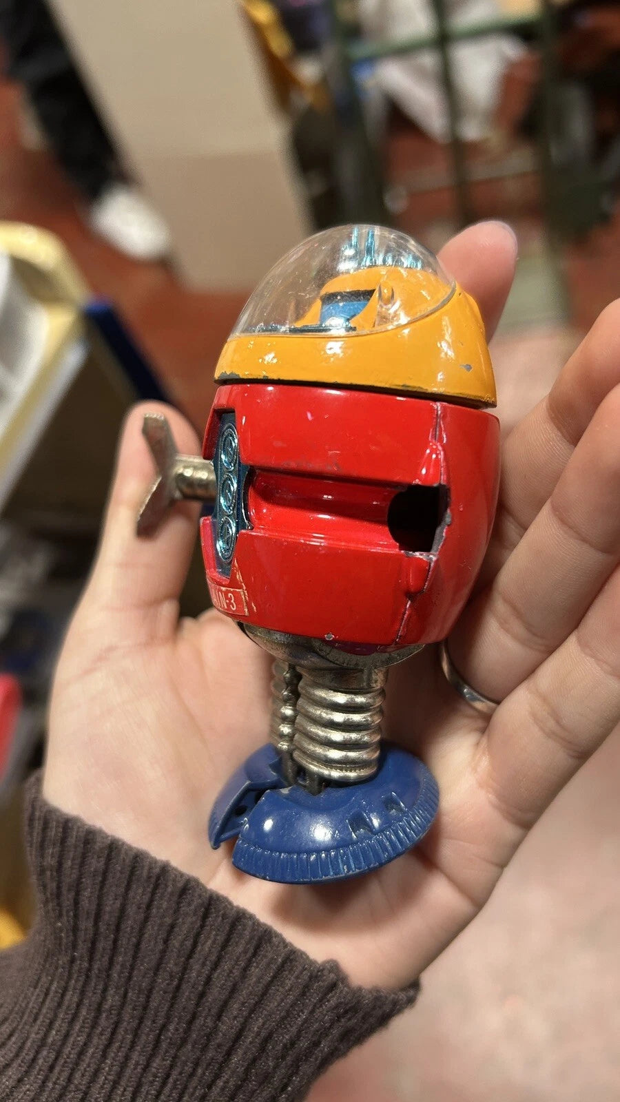 Vintage 1970's Shinsei UFO Commander 7 Brain III 4173