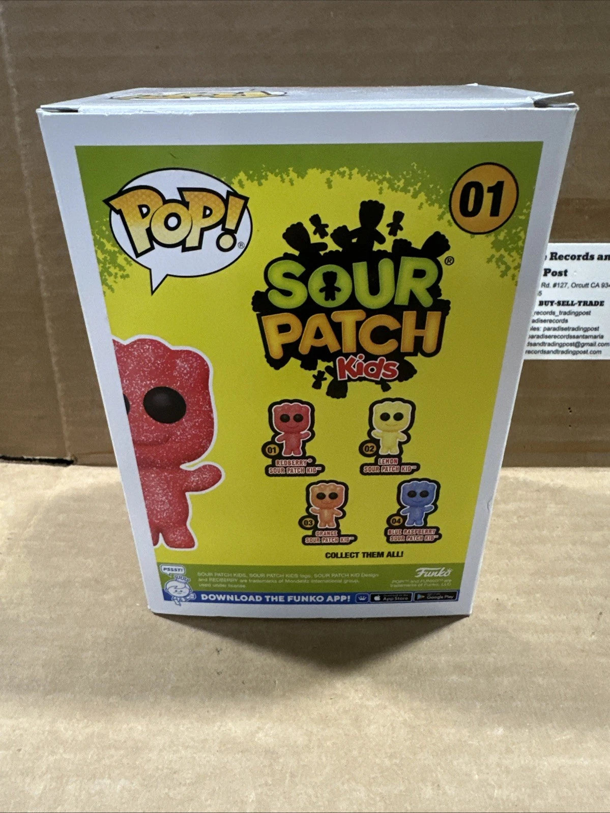 Funko Pop! Vinyl: Sour Patch Kids - Redberry "Sour Patch Kid" (Diamond Glitter)