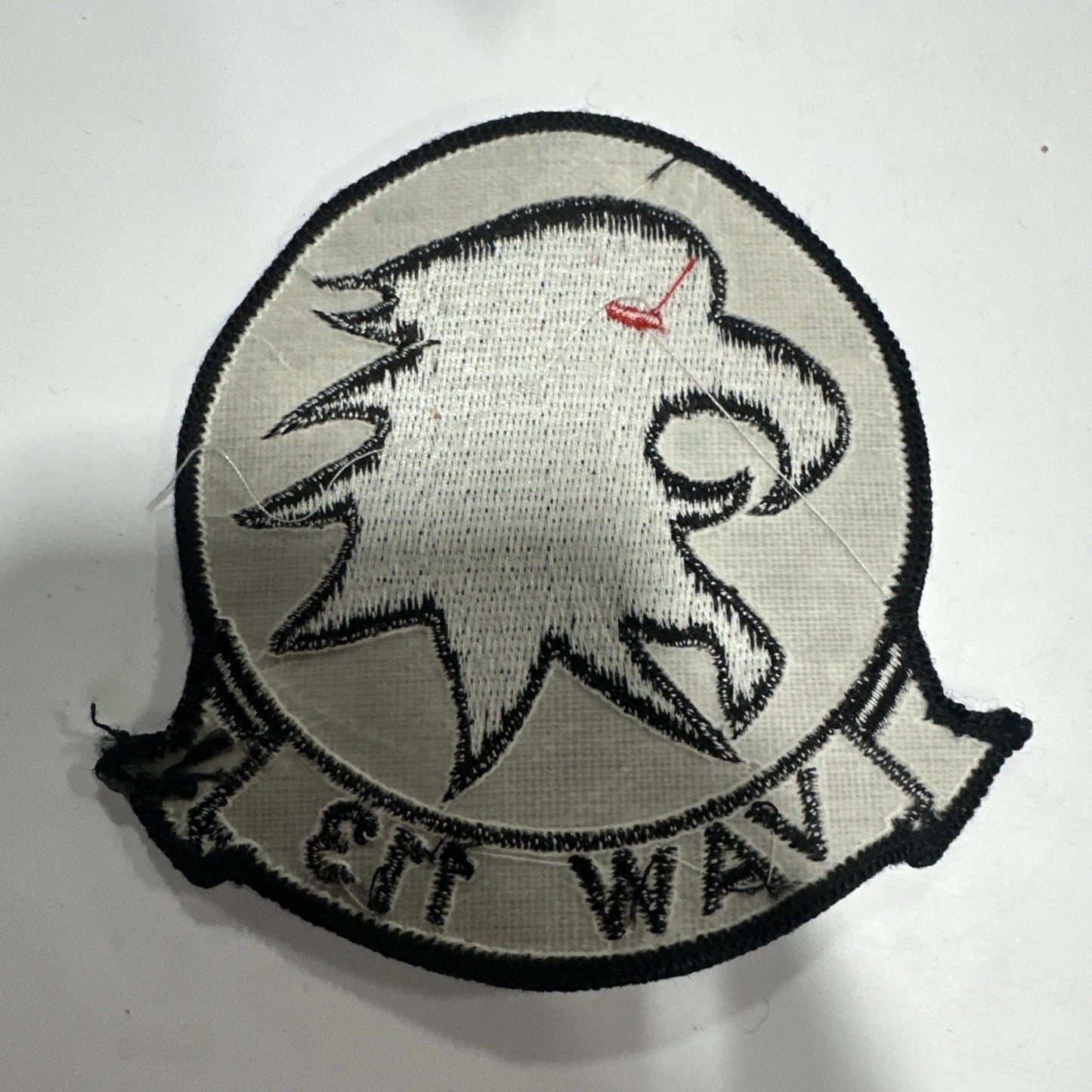 4" NAVY VAW-113 SQUADRON OCP OD BLACK EAGLES EMBROIDERED HOOK & LOOP PATCH