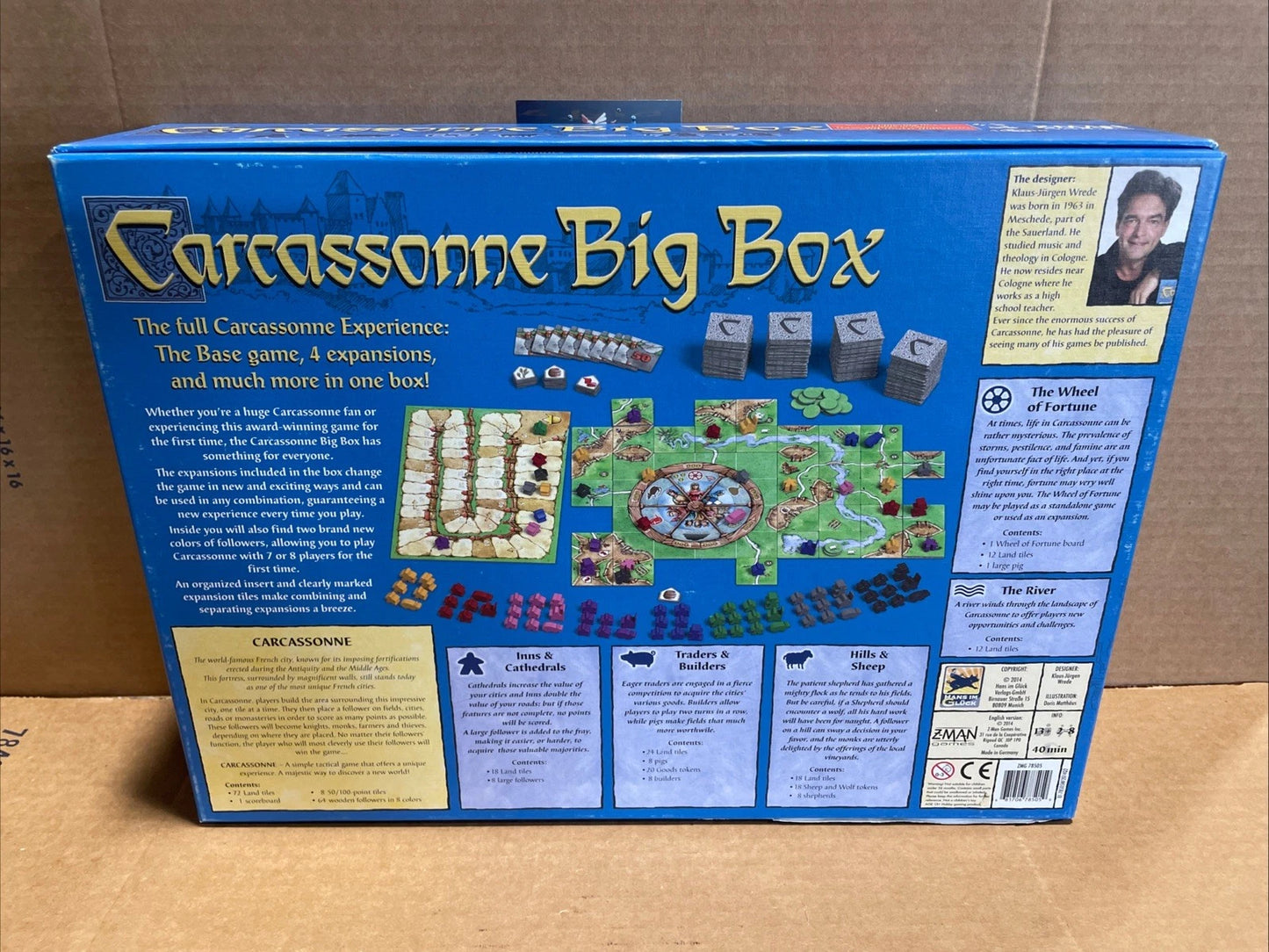 Carcassonne Big Box Board Game + Mini Expansion + The River Complete