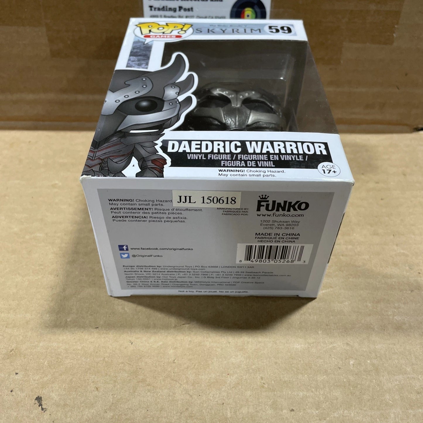 Funko Pop! Games Vinyl: Skyrim - The Elder Scrolls V - Daedric Warrior #59