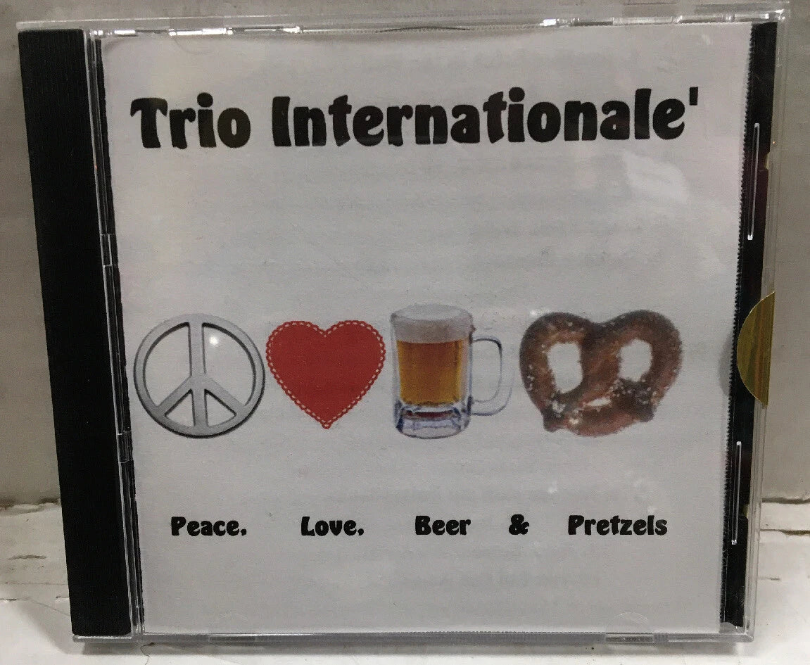 Trio Internationale’ Peace,Love,Beer & Pretzels Sealed CD