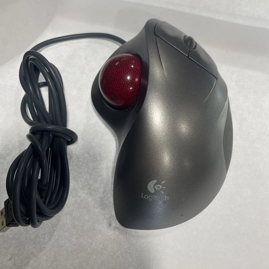 Logitech TrackMan Wheel Mouse USB Optical Trackball Mouse Silver T-BB18 Tested