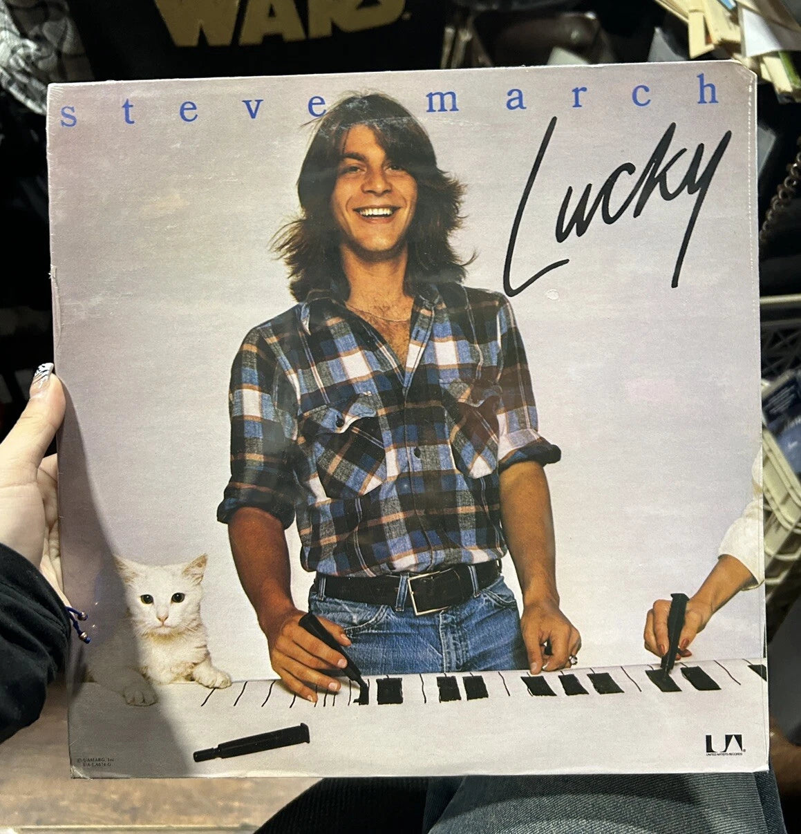 STEVE MARCH Lucky LP 1977 U.S. 1st press Jazz Pop Rock Great! New Sealed