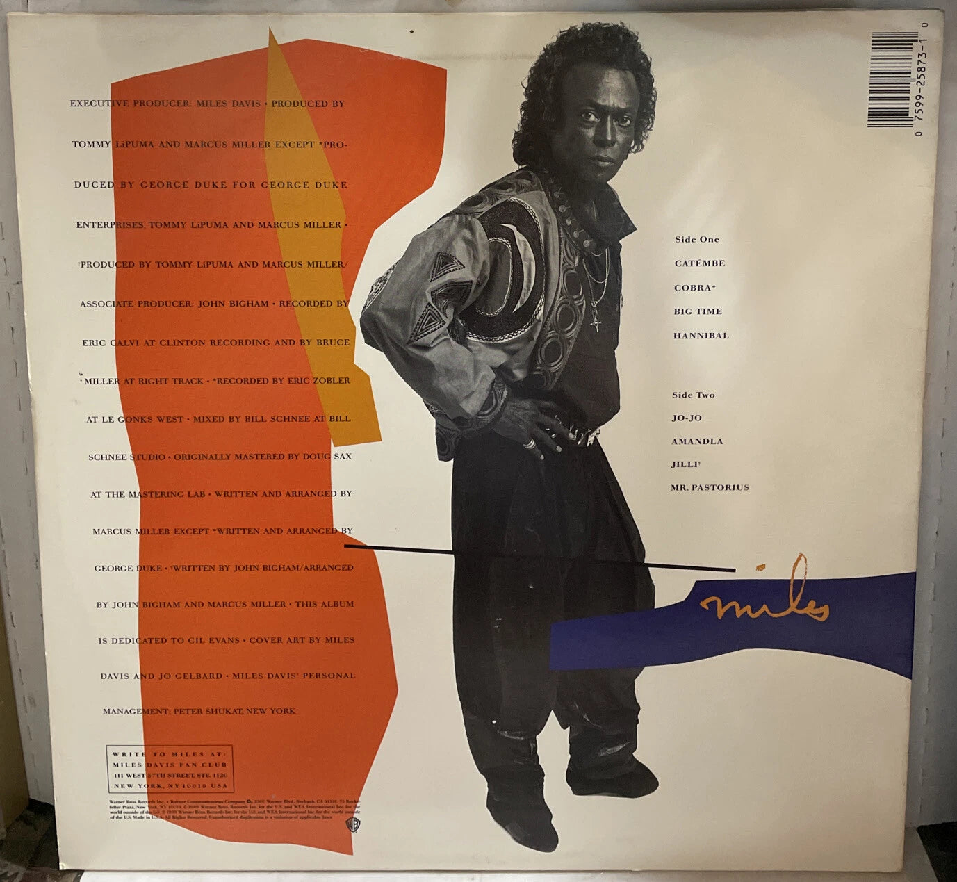 Miles Davis Amandla Record 925873-1