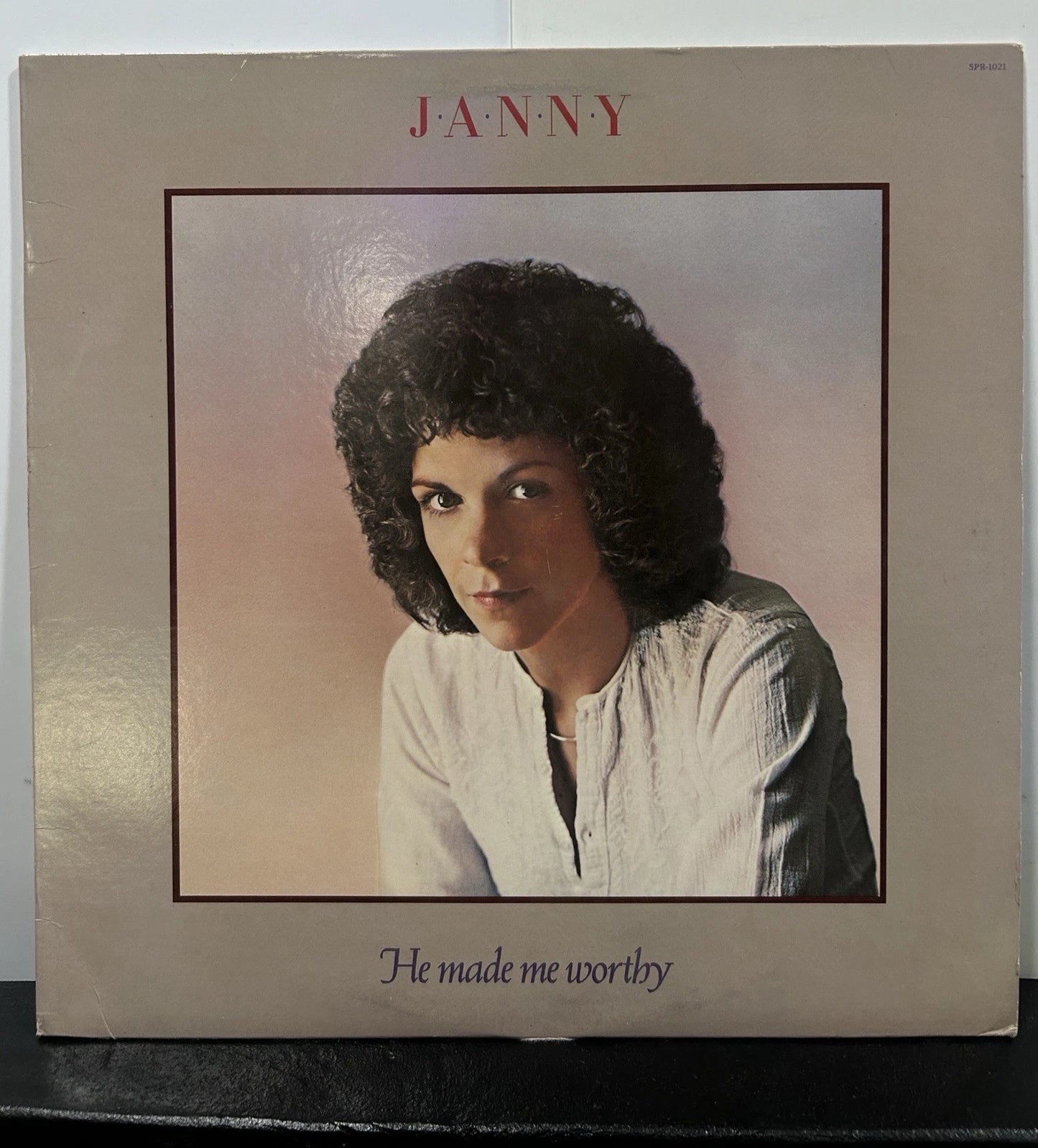 L5-46 JANNY He Made Me Worthy - 1978 - SPR-1021 - GOSPEL vg+