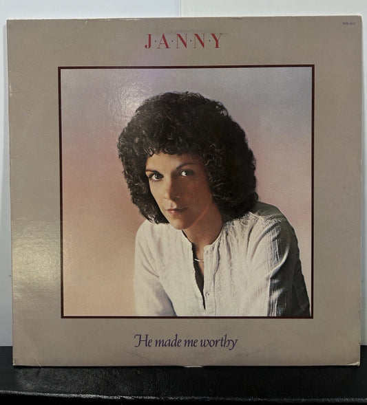 L5-46 JANNY He Made Me Worthy - 1978 - SPR-1021 - GOSPEL vg+
