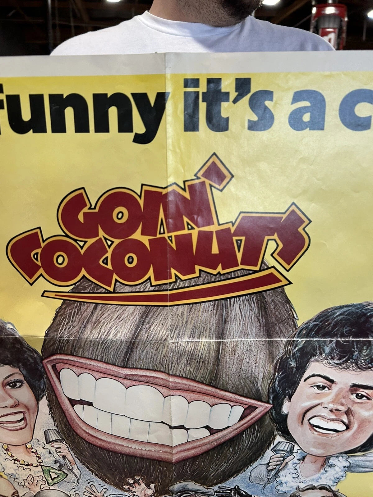 GOIN' COCONUTS 1 SHEET MOVIE POSTER DONNY MARIE OSMOND TED CASSIDY HAROLD SAKATA