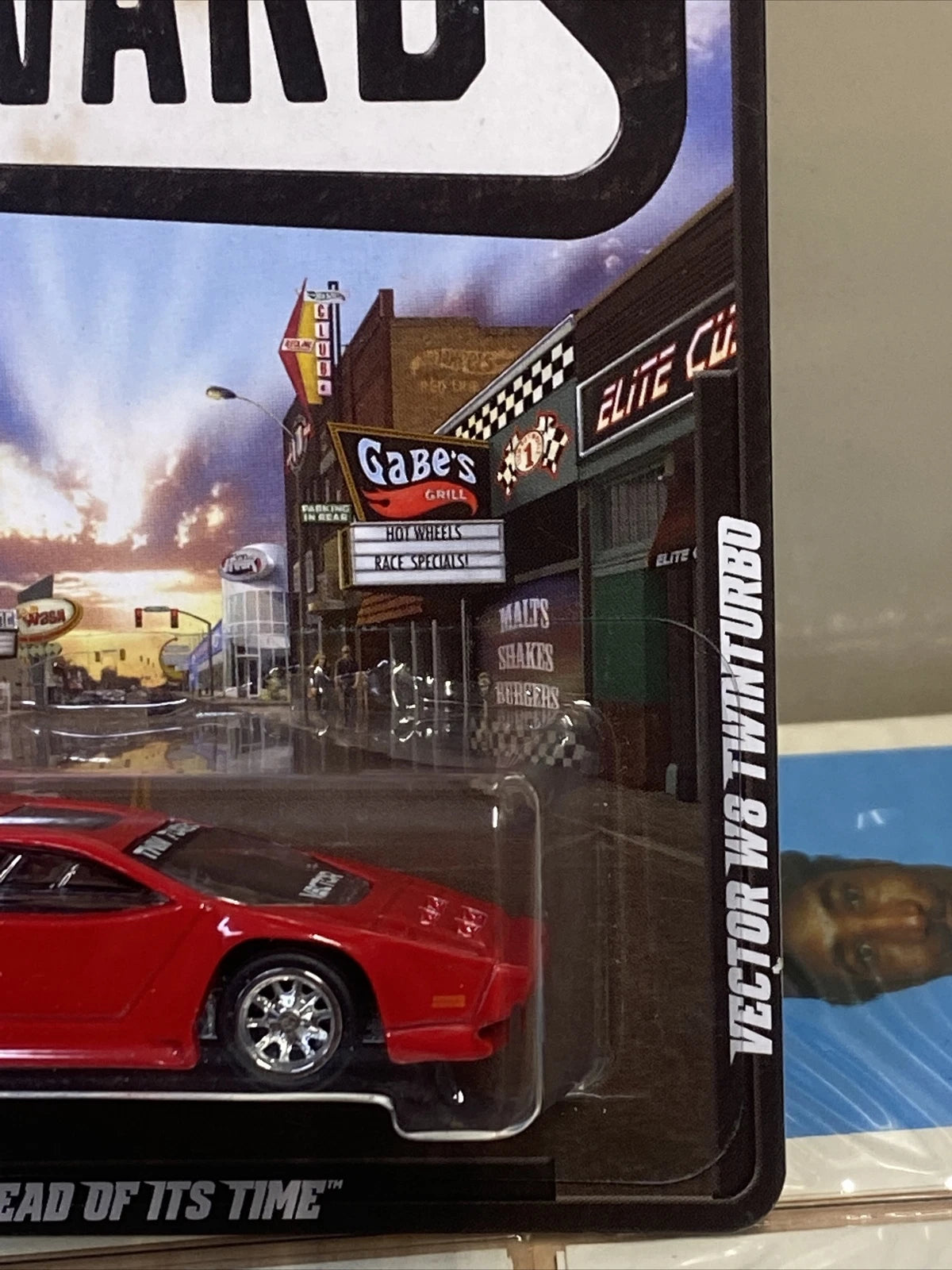 Hot Wheels Boulevard Vector W8 Twin Turbo “Ahead of its Time” includes case