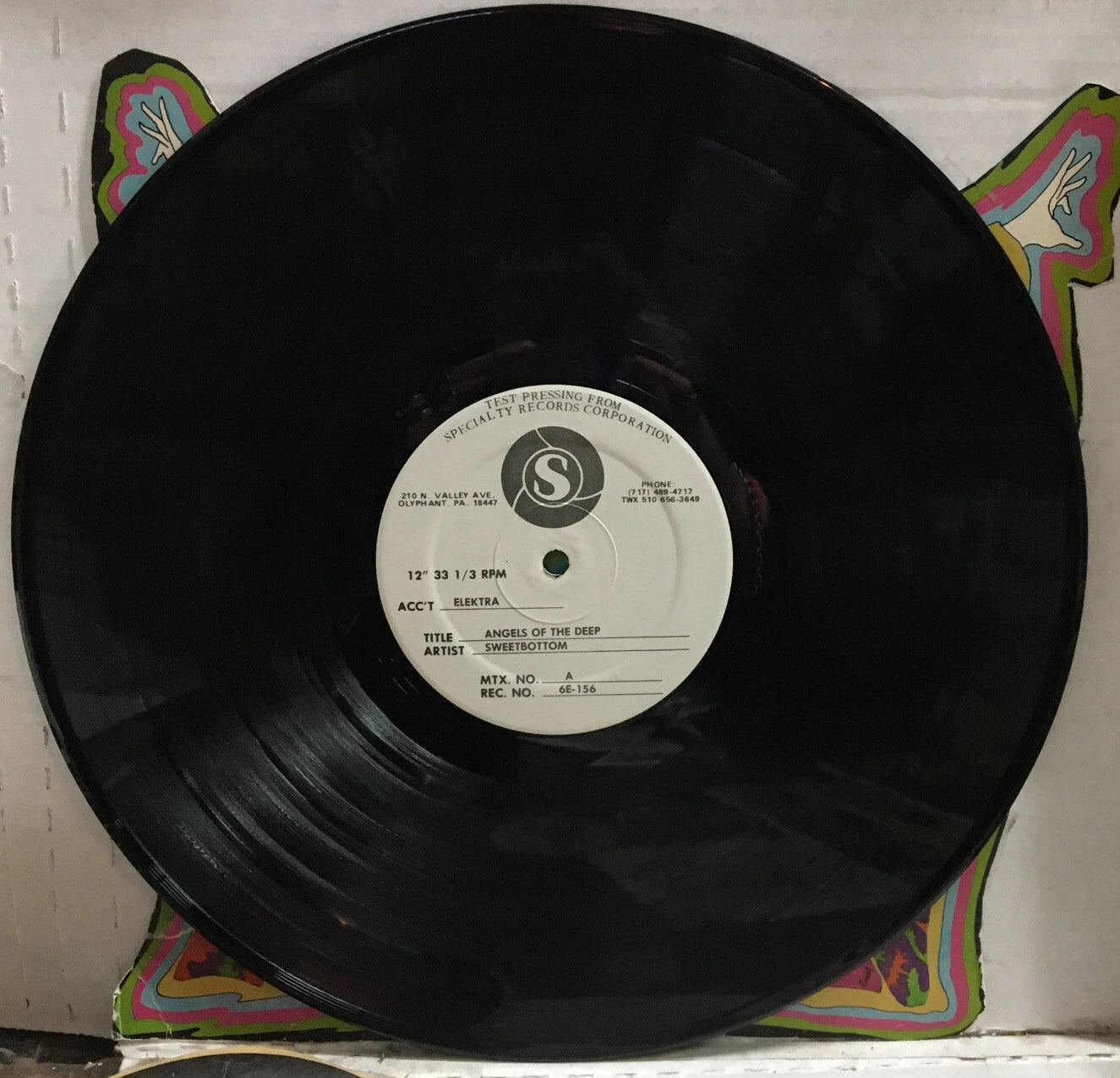 Sweetbottom Angels Of The Deep Test Pressing Record