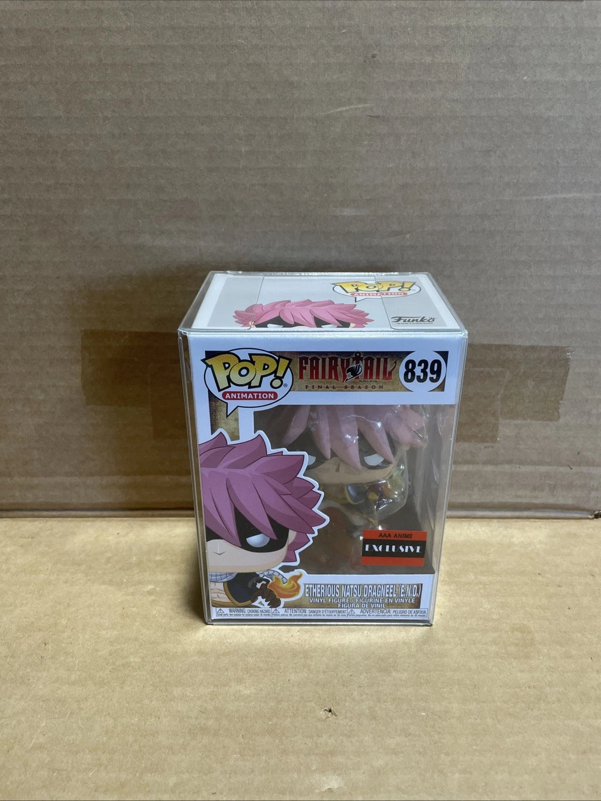 Funko Pop! Vinyl: Fairy Tail Etherious Natsu Dragneel AAA Anime (Exclusive) #839