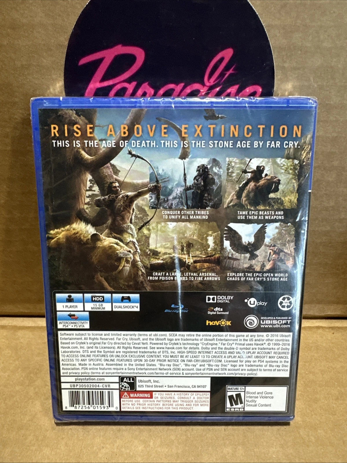 Far Cry Primal (Sony PlayStation 4, 2016) Brand New Factory Sealed