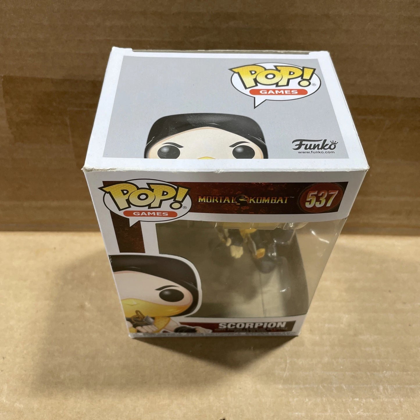Funko Pop! Vinyl: Mortal Kombat - Scorpion #537 Pre-Owned
