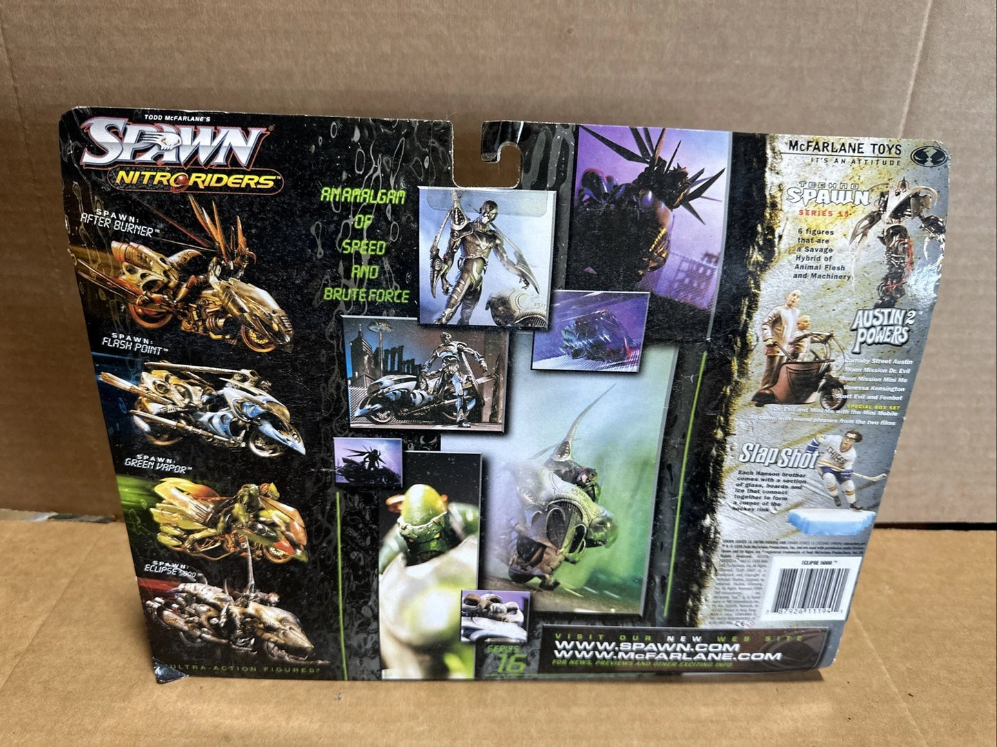 Lot Of 6 McFarlane Spawn Series 16 NITRO RIDERS AFTER BURNER Figures 1999