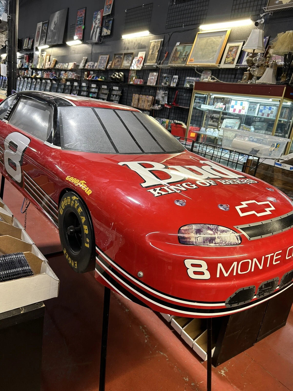 Dale Earnhardt JR Collectible Car MONTE CARLO COLLECTOR 89in x 32in