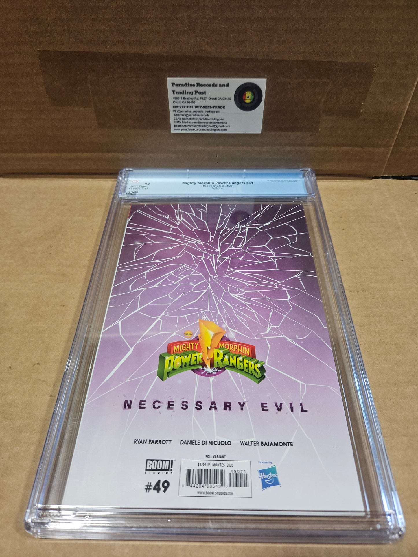 CGC 9.8 Mighty Morphin Power Rangers #49 Comic