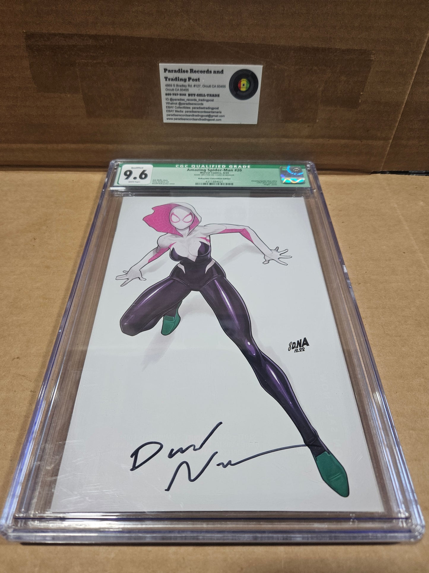 CGC 9.6 Amazing Spiderman #20   Variant Edition