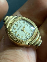 VTG Gruen Veri-Thin Ladies Women's Wristwatch Watch Guildite Switzerland Square