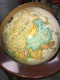 Vintage Replogle 16" Globe World Classic Series on Wooden Stand