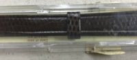 Vintage Hirsch 10mm Brown Leather Genuine Lizard Watch Band New