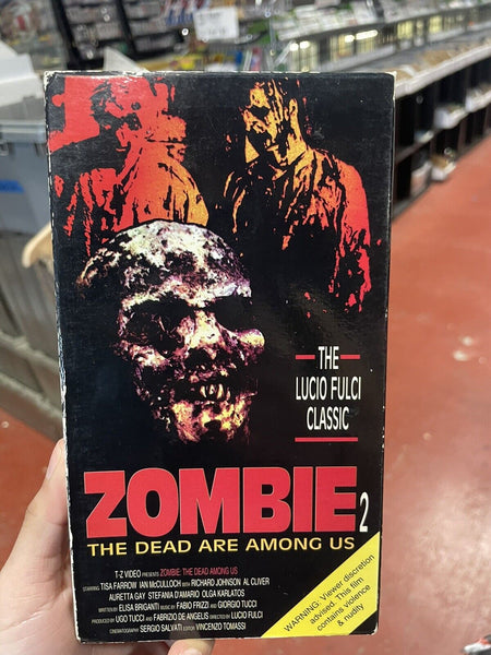 Zombie 2 The Dead Are Among Us VHS Lucio Fulci Classic Free Shipping