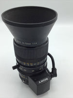 SONY-CANON TV Zoom Lens J6x11 11-70mm 1:1.4 Macro Camera Lens NO. 155809