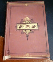 The Complete Poetical Works of John Greenleaf Whittier 1876 VTG Book Rare?