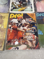 Vintage AFL RAIDERS 1970s gameday magazines (6) (beaten up)