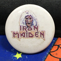 Iron Maiden Vintage Button