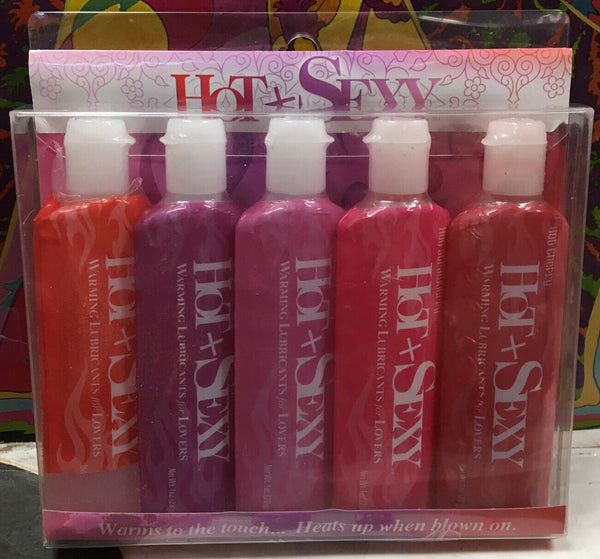 Doc Johnson Hot + Sexy Sealed 5 Flavor Lubricant Variety Pack - Multi-Colored