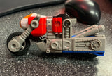 RARE 1985 Vintage SUPER GO-BOTS CY-KILL Robot/Motorcycle Transformer Toy BANDAI