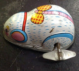 Vintage 1950's Tin Litho Wind Up Toy Mouse Hiro Japan