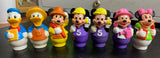 Vintage Lot of 7 Disney Mickey Mouse Minnie Donald Goofy Finger Puppets
