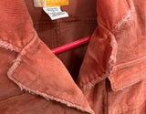 Tulle XL Rust Orange Corduroy Jacket/Blazer Fit