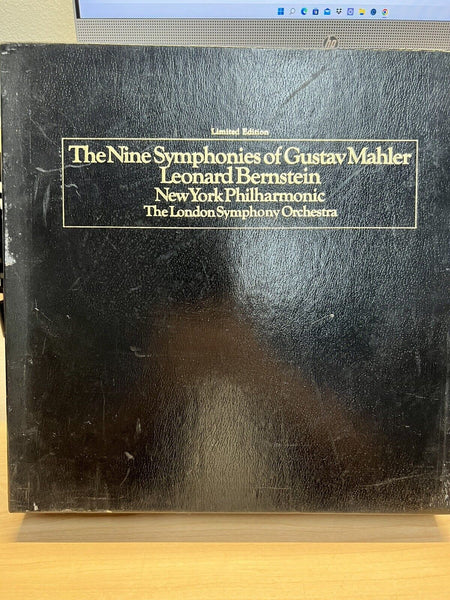 Nine Symphonies of Gustav Mahler Leonard Bernstein Limited Edition 14 LP Box Set