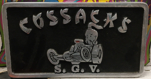 Vintage Cossacks S.G.V. Car Club Plaque