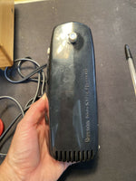 VINTAGE Ronson Roto-Shine Magnetic Electric Shoe Polisher Kit & Dovetailed Case