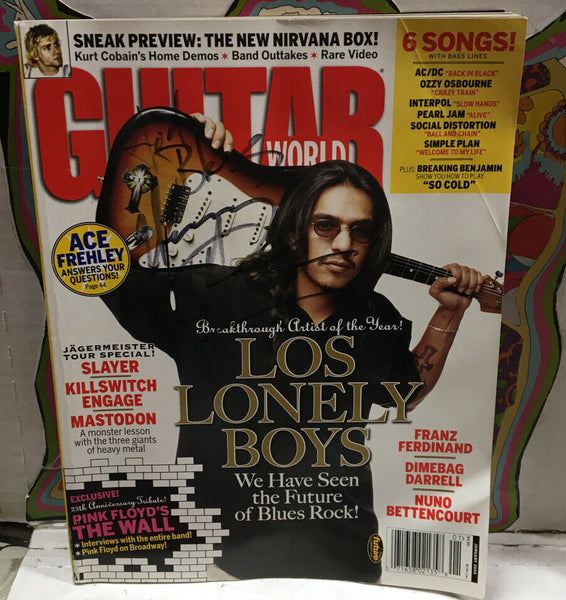 Guitar World January 2005 Henry Garza Autographed Magazine