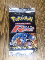SEALED Vtg Pokemon Team Rocket 1st ed Import 11 Zusatzliche Spielkarten