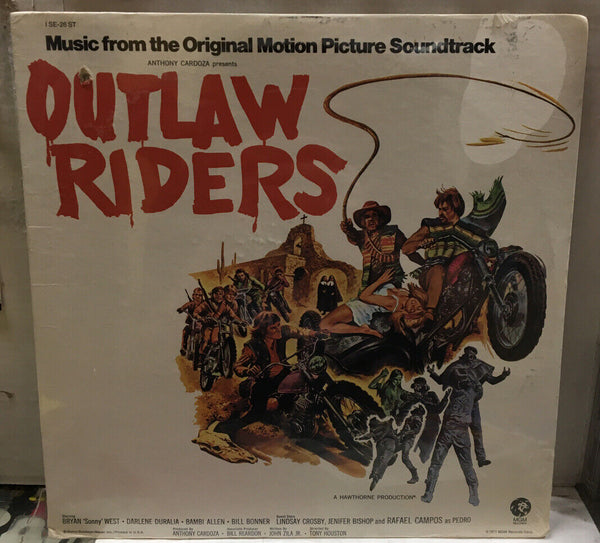 Outlaw Riders Soundtrack Sealed Record ISE-26ST