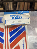 Vintage miniature aircraft x-cell stickers (originals Made In USA)