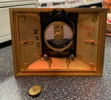 Vintage Jefferson Golden Hour Electric Shelf Clock, Parts / Project