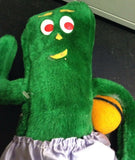 Vintage 1988 Small Basketball GUMBY Plush Stuffed ACE NOVELTY 17" Tall Licensed