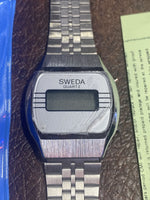 Vintage Sweda Quartz watch UNUSED NEW old stock!