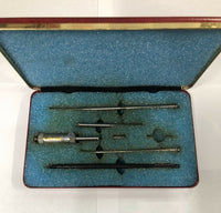 Vintage Inside Micrometer Set Central Tool  Vintage (missing one piece)